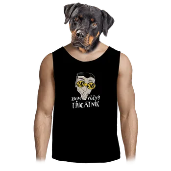 Pánské tílko Bastard Věčný třicátník pánské tílko Black