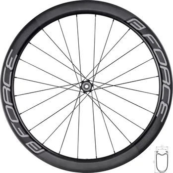 Zapletené kolo FORCE kolo zad.siln. F TEAM SP KAR.DISC CAMPA 50 plášť