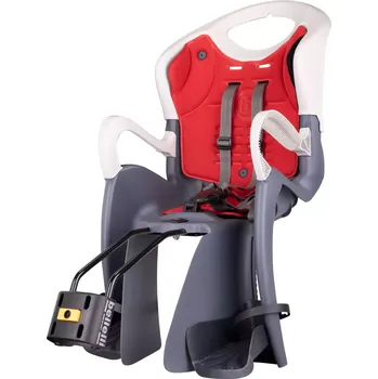 cyklosedačka sedačka BELLELLI TIGER zadní šedo-červená