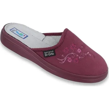 Dámské pantofle Pantofle Dr. Orto vínové 132D014 na široké chodidlo - 39