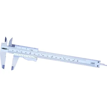 Posuvné měřítko Mechanické posuvné měřítko se stupnicí v mm a palcích INSIZE 1223 Rozsah: 0-150 mm, Délka ramen: Spodní: 40 mm, Dělení: 0,05 mm | 1/128"