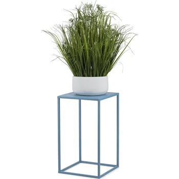 Stojan na květiny STOJAN NA KVĚTINÁČ SIMPLE 40X24X24 CM MODRÁ