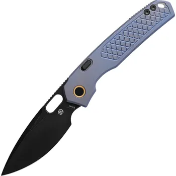 kapesní nůž Vosteed Psyop Elmax Černý Stonewash Modrý Titan A2205