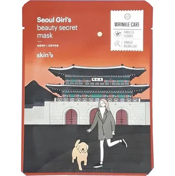 Pleťová maska skin79 Seoul Girl`s Beauty Secret Mask Wrinkle Care Mask - Plátýnková maska proti vráskám 20 g