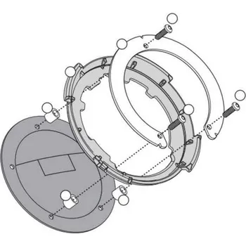 Auto-moto Kappa BF04K redukce montáž TANKLOCK tankvaku na víčko nádrže motorky