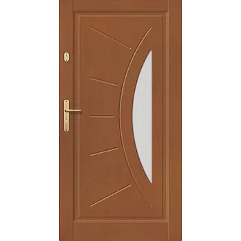 Vchodové dveře Archo Venkovní vchodové dřevěné dveře Deskové DP-98 Ibrahim