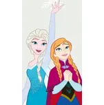 HALANTEX Dětská osuška Ledové království Elsa a Anna – 70 × 140 cm, 100% bavlna