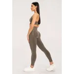 Gym Glamour Legíny seamless push up Dark Espresso S