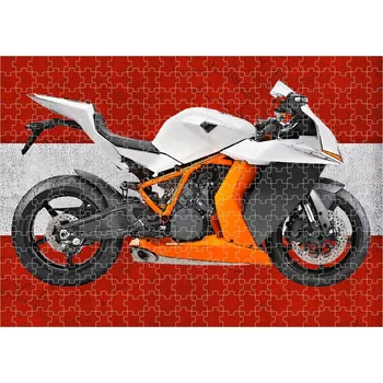 Puzzle puzzle s motorkou KTM 1190 RC8R3 120 dílků