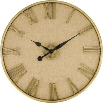 Hodiny Nástěnné hodiny Bobbie, béžová/zlatá
