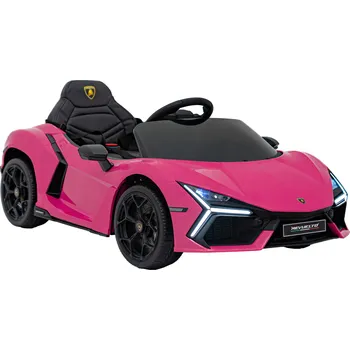 autíčko RKToys Dětské elektrické autíčko Lamborghini Revuelto růžové