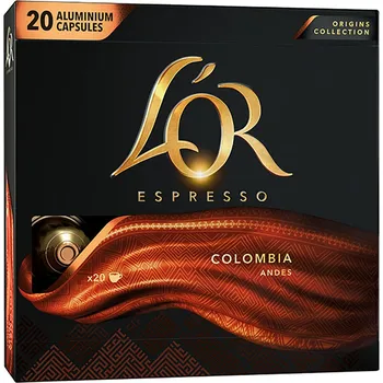L'OR Espresso Colombia Intenzita 11 - 20 ks cena za kartonové balení (Kartonové balení : 10 ks)