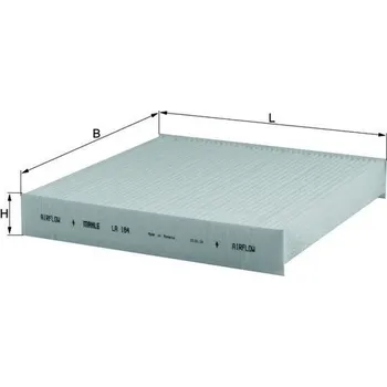 Ventilátor topení a klimatizace Filtr, vzduch v interiéru KNECHT LA 184