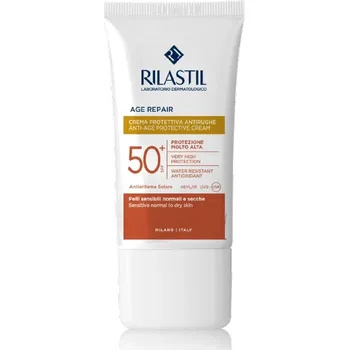 Opalování Rilastil Age Repair ochranný anti-age krém s vysokými UV filtry SPF 50+