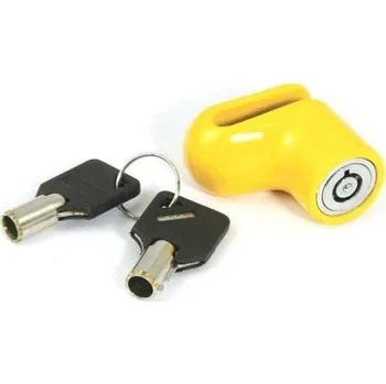 Motozámek Zámek na kotouč Original Disc Lock, 6 mm - žlutý