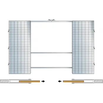 Stavební pouzdro Scrigno Obložkové stavební pouzdro Scrigno dvoukřídlé do zdiva