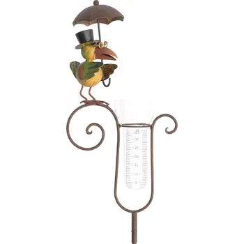 Zahradní úložný box Srážkoměr Jasper, 150 cm, kov/sklo, vícebarevný