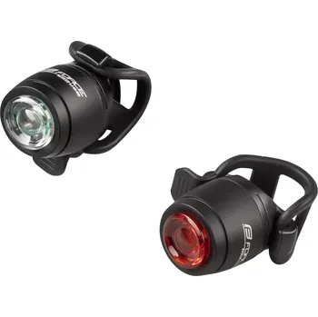 Cyklosvítilna blikačky sada FORCE NIB USB přední+zadní