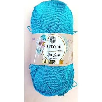 Příze Kartopu příze Lotus Lux tyrkysová K512