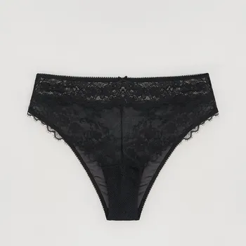 Dámský kabát Reserved - Brazilky s krajkou - černý - 761HQ-99X - 761HQ-99X-S