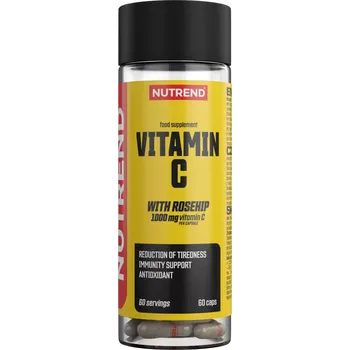 Doplněk stravy NUTREND Vitamin C 1000 mg se šípky, 60 tablet