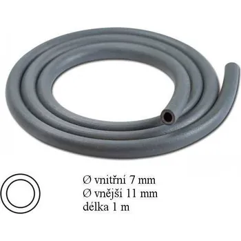 HSM Benzinová hadička neopren vnitřní O=7mm, vnější O=11mm, délka 1m