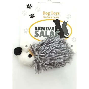 Hračka pro kočku Ježeček malý šedý 8cm