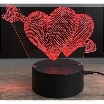 Lampička HOME OUTLET 3D stolní lampa DD-019