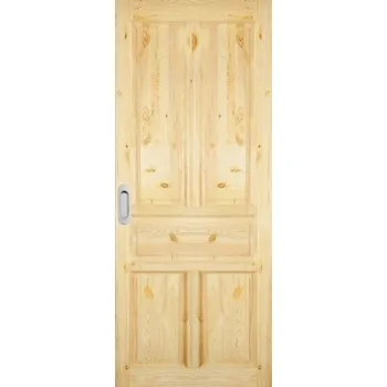 Interiérové dveře ArchoD Posuvné dveře do pouzdra dřevěné sukaté z borovice SK