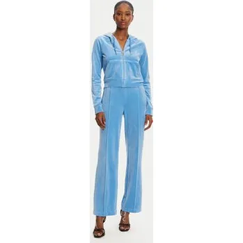 Dámská mikina Juicy Couture Mikina Madison JCWA122001 Modrá Slim Fit XXS