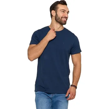 Pánské tričko Pánské triko Slim fit Premium tmavě modré 3XL