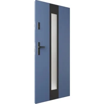 Stavební pouzdro ALU-DOOR Ocelové vchodové dveře AluDoor 72mm S37 BLACK C