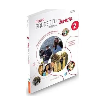 Italský jazyk Nuovo Progetto italiano junior 2 pod + ćw + online - Bertoni, Silvia