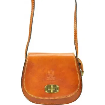 Módní doplněk Kožená kabelka Gregorio 117 - camel