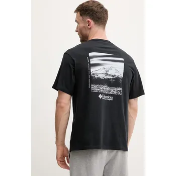 Pánské tričko Bavlněné tričko Columbia CSC 2155041 černá 99X, vel. XL