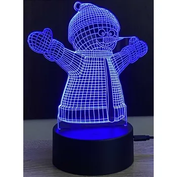 Lampička HOME OUTLET 3D stolní lampa DD-072