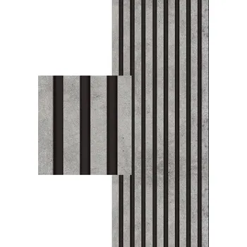 akustický panel Archo Akustický panel Universal Line Beton na černém HDF 800 x 400 x 21 mm