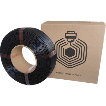 3D tisk Filament Refill FIBER3D ABS 1,75 mm 1kg, Barva Černá