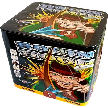 Zábavní pyrotechnika Kompaktní ohňostroj 36ran / 28mm, Robin Hood