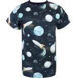 V-mart Chlapecké tričko Vesmír - Tmavě modré Velikost: 122