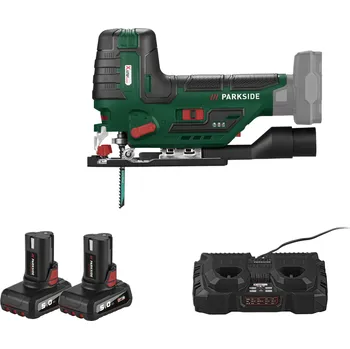 Přímočará pila PARKSIDE® Aku přímočará pila PSTKA 12 C3, 2x 5 Ah