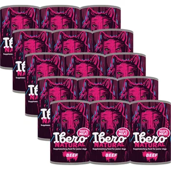 Krmivo pro psa Ibero Natural Dog Junior Beef - 15x400g