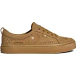 Dámské volnočasové boty Cariuma OCA Low All Camel Suede Embroidered Sneaker
