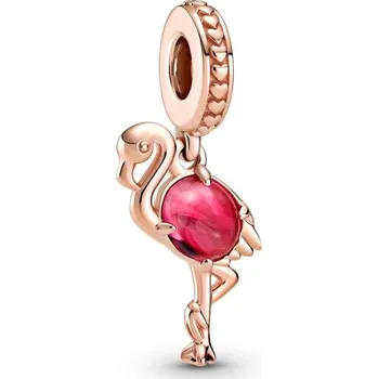 Korálek Prosperk Korálek na náramek Plameňák