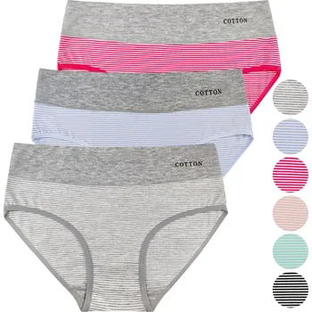 Kalhotky FANNIFEN Dámské klasické kalhotky PE1011 - 3 kusy v balení Velikost: L