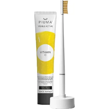 Kosmetická sada Piuma Vit C Pure White dárkový set pro zdravé dásně a bílé zuby