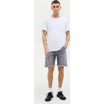 Pánské kraťasy Jack & Jones Džínové šortky Rick 12269612 Šedá Regular Fit S
