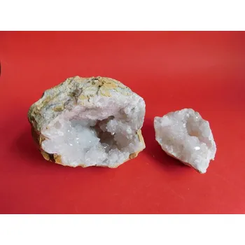 Přírodní kámen GEOGA KŘIŠŤÁL pár - velké originály, průměr 22 cm, 2283 g