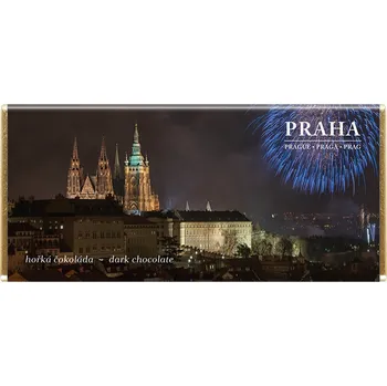 Cukrovinka Čokoláda Praha hořká 100g (Kartonové balení : 10 ks)