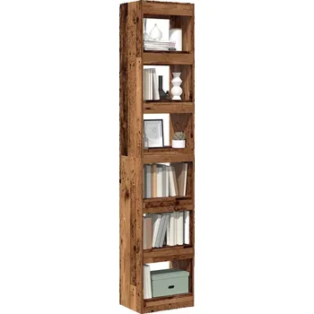 Knihovna vidaXL Knihovna / dělicí stěna 40 x 30 x 198 cm [811640] Barva: Staré dřevo